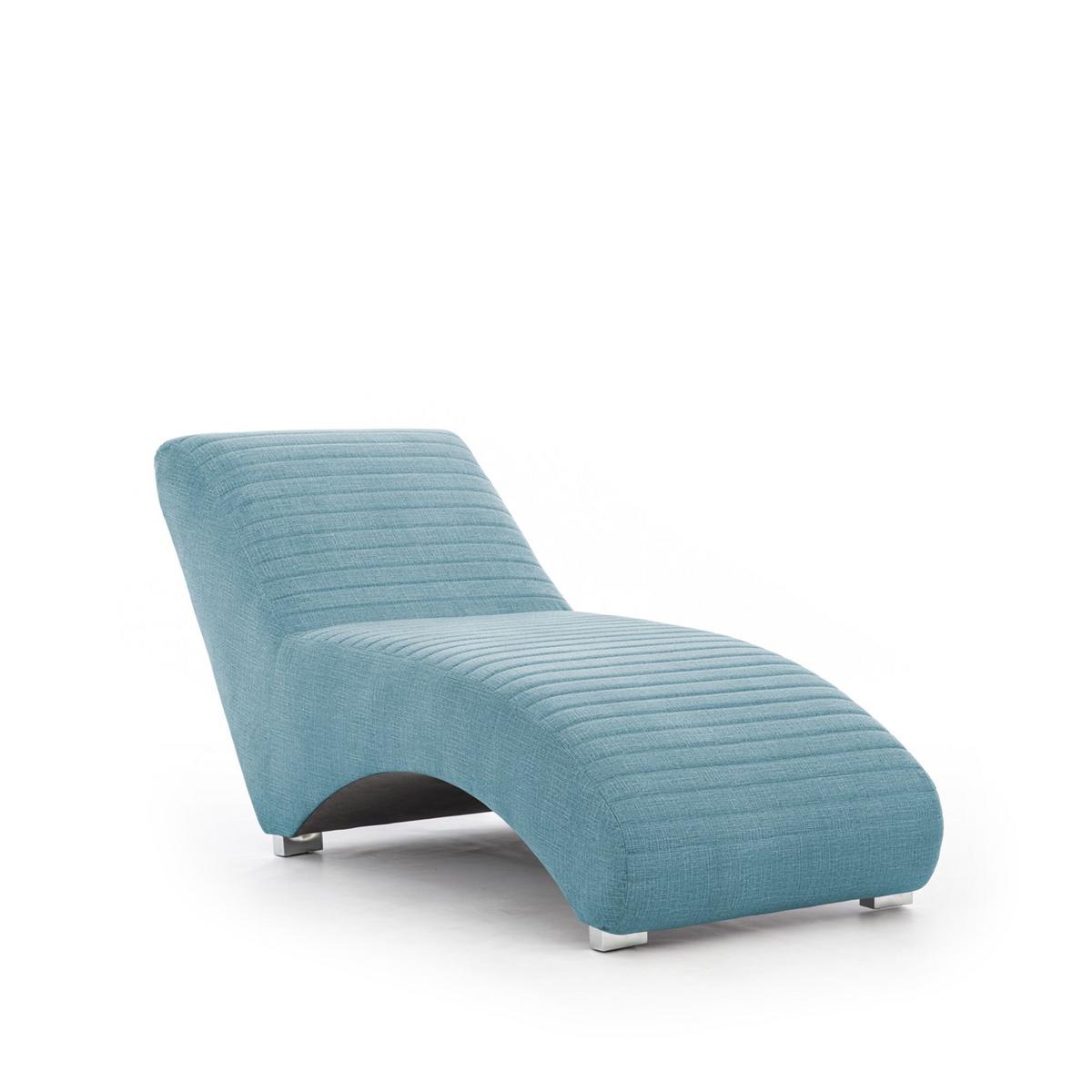 RELAXLIEGE Abramo In Lisbon - Hellblau, Holzwerkstoff/Textil (73/80/170cm) - Fun Möbel