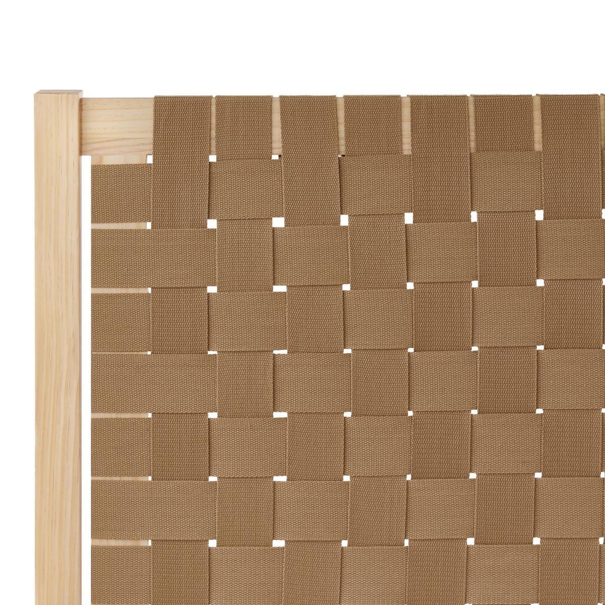 BETT mit Lattenrost 160/200 cm Hellbraun Brunemont - Hellbraun, Holz (160/200cm) - Beliani