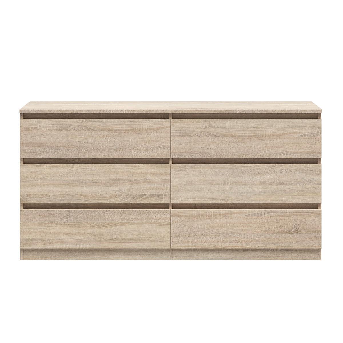 KOMMODE Edwin Helles Holz - Braun, Holzwerkstoff (150/75/45cm) - Petits-meubles