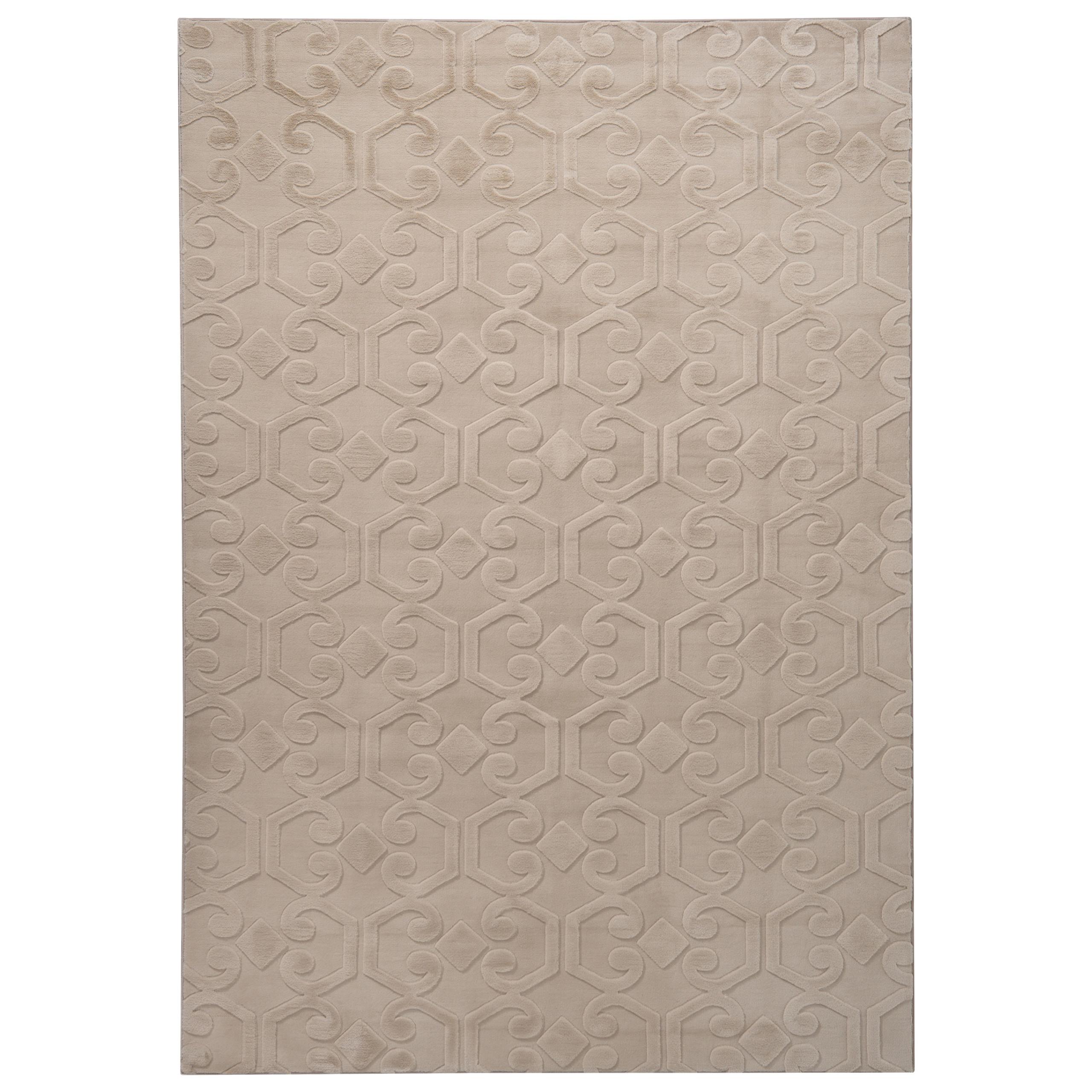 TEPPICH Beige 160/230 cm Gannett - Beige, Textil (160/230cm) - Beliani
