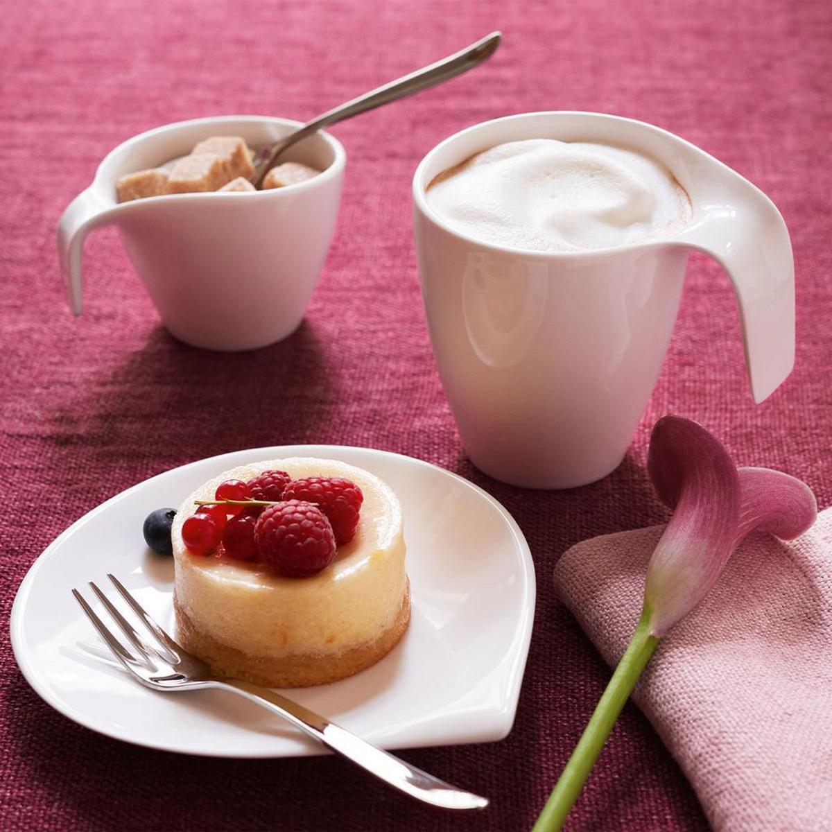 KAFFEETASSEN Flow weiß 200 ml 6er Set - Weiß, Keramik (0.2L) - Villeroy & Boch