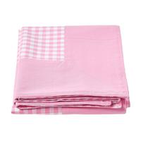 ÜBERWURF 225/255 cm, Vichy Karo 100% Baumwolle - Rosa, Textil (225/255cm) - Homescapes