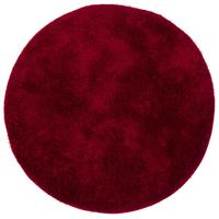HOCHFLOR SHAGGY TEPPICH FEELING MIX RUND - Rot, Textil (133/133cm) - Snapstyle