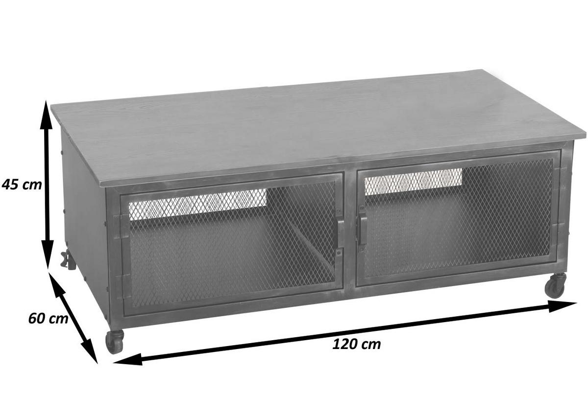 COUCHTISCH Schwarz, Beige - Beige/Schwarz, Holz (60/120/45cm) - MCW
