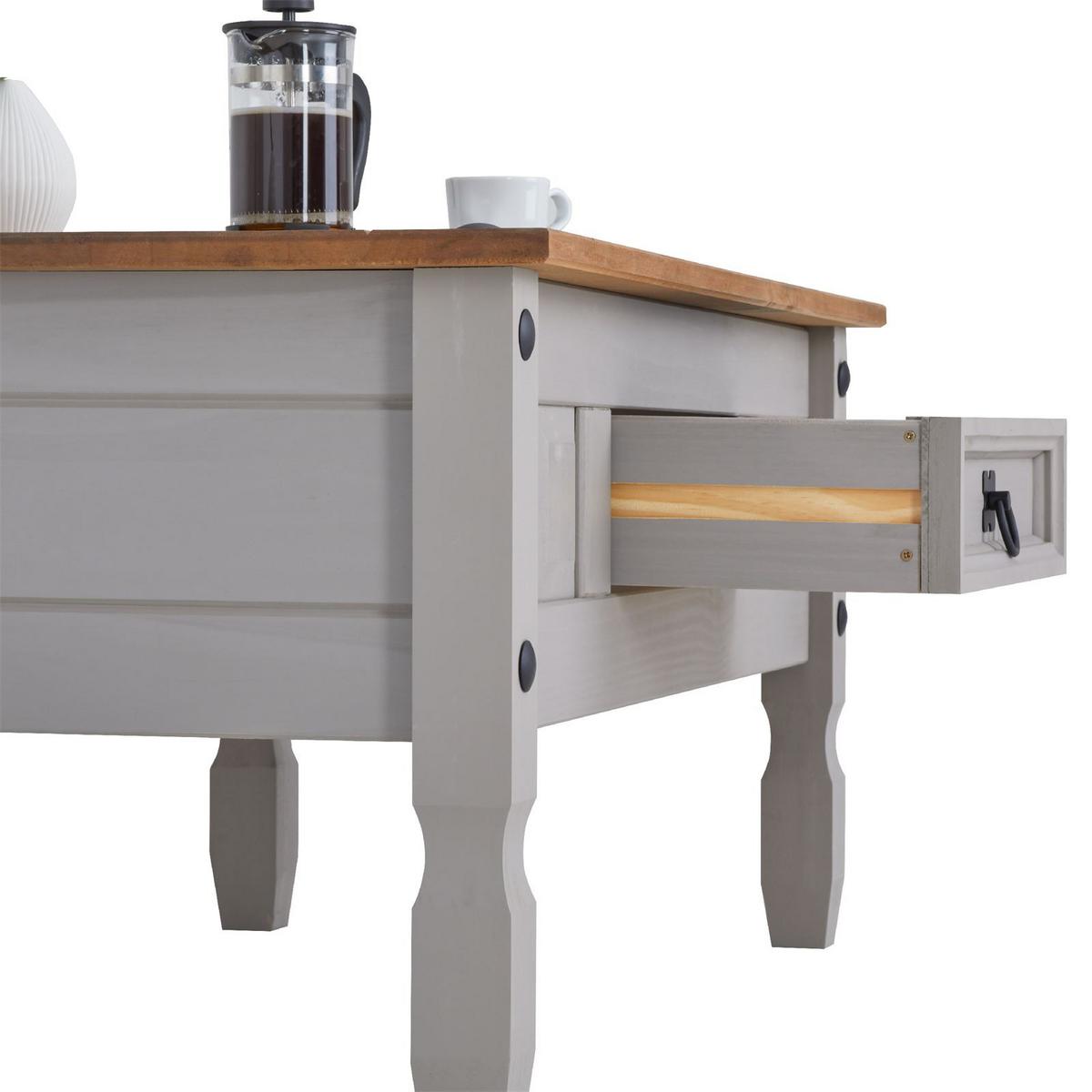 COUCHTISCH RAMON grau - Grau, Holz (50/95/43cm) - CARO-Möbel
