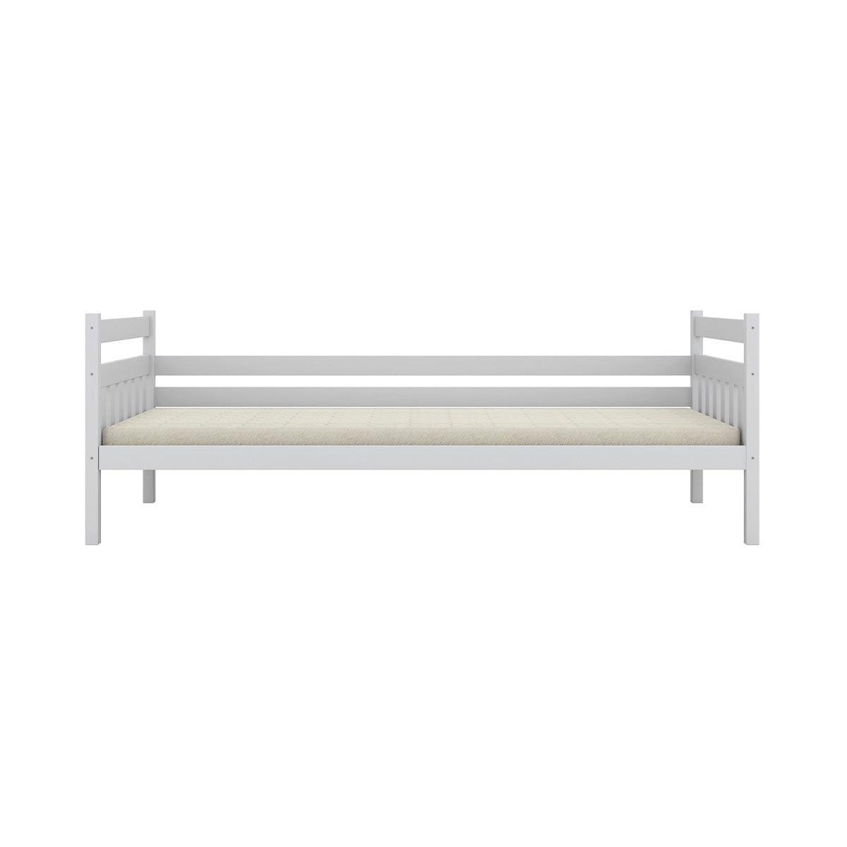 BETT 90/200 David Weiß - Weiß, Holz (90/200cm) - Petits-meubles