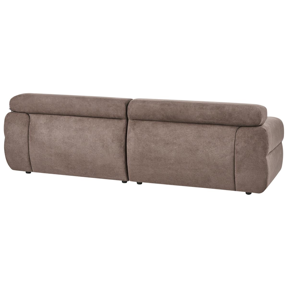 3-SITZER-SOFA Stoff Braun Hovden - Braun, Textil (210/69/95cm) - Beliani