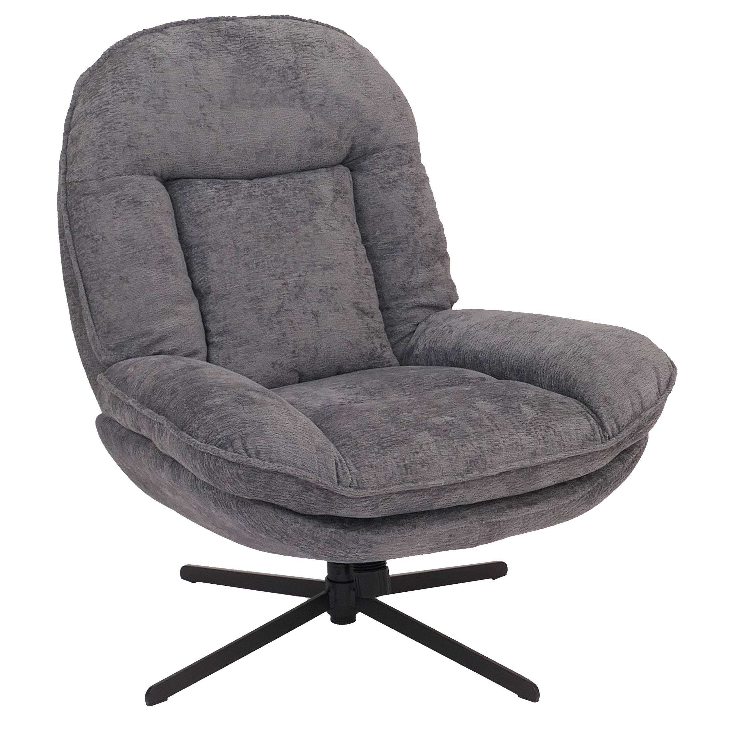 RELAXSESSEL Grau - Grau, Textil (80/96/90cm) - MCW
