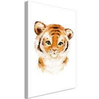 KUNSTDRUCK Weiß 40/60 cm - Weiß/Braun, Textil (40/60cm) - KUNSTLOFT