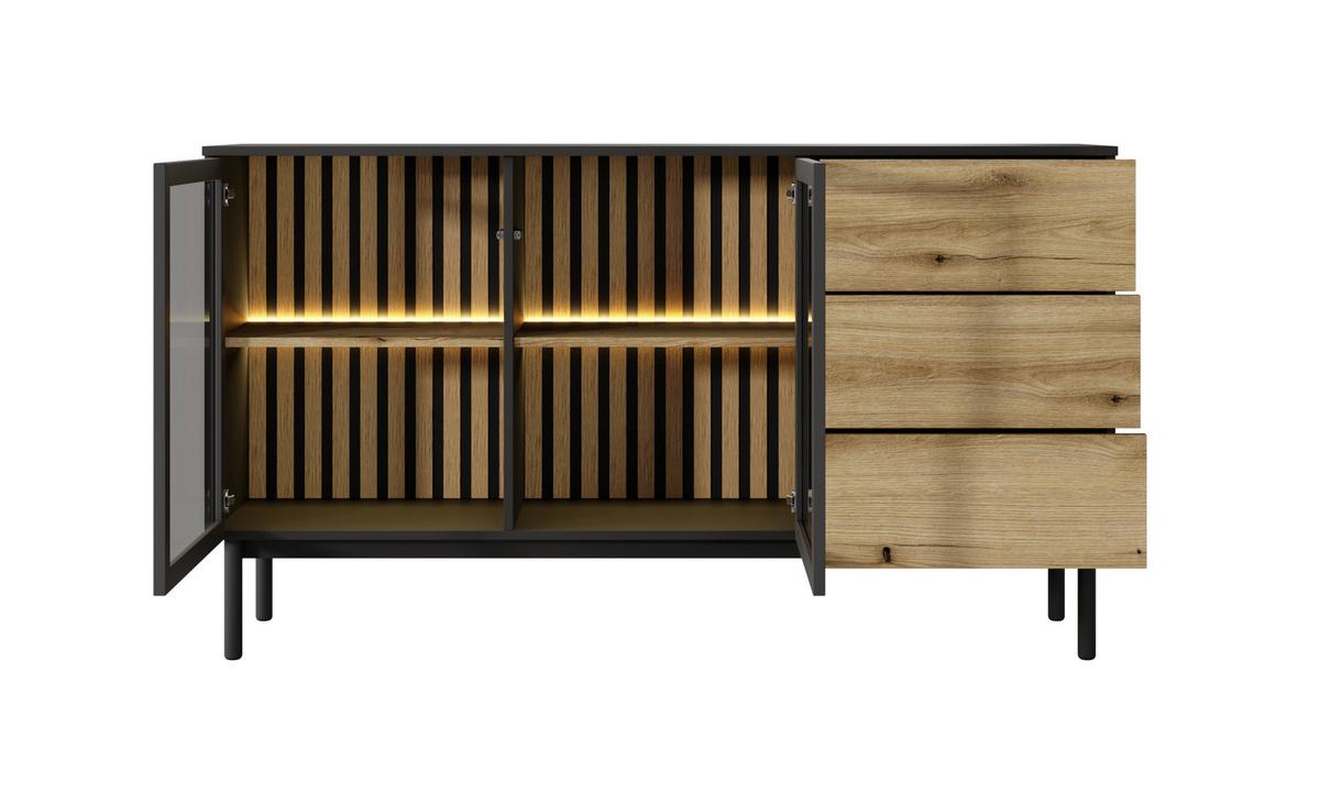 SIDEBOARD Holmric in Evoke Eiche 150/85/39 cm - Eichefarben, Holz/Holzwerkstoff (149.9/84.8/39.4cm) - WFL GROUP