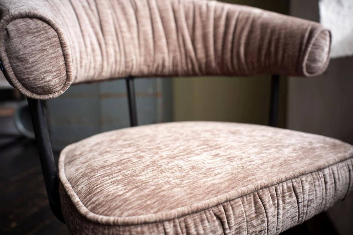 ESSZIMMERSTUHL RUNA Braun Webstoff (1er-Set) - Hellbraun/Braun, Kunststoff/Textil (60/82/59cm) - KAWOLA