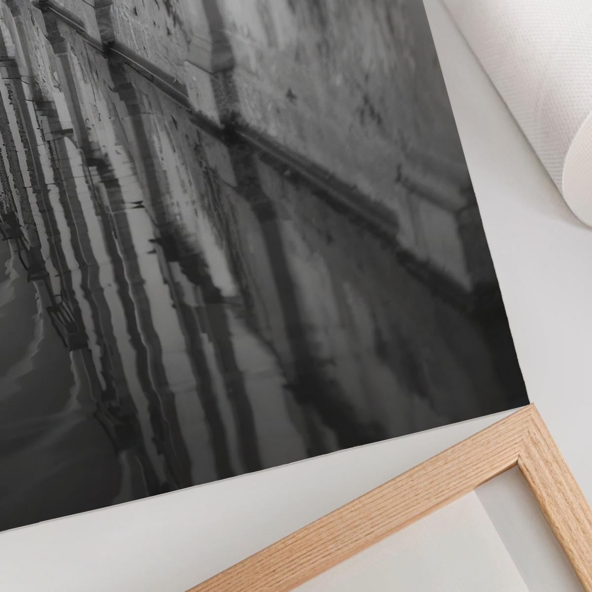 POSTER - 42x59 cm - Visual Echo - Architektonische Symmetrie - Schwarz, Textil (42/59/0.1cm) - TULUP