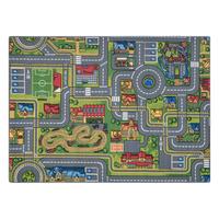 TEPPICH Rebel Roads 95/200 cm - Grau, Textil (95/200cm) - rugsX