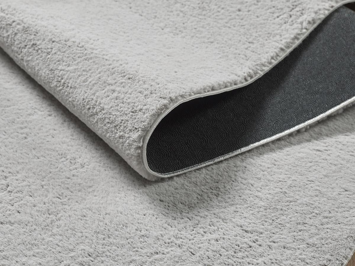 KURZFLORTEPPICH Antirutsch Uni RUTOR Polyester Grau 200 x 280 cm - Grau, Textil (200/280cm) - KADIMA DESIGN