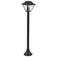 POLLERLEUCHTE Schwarz Gosaba - Schwarz, Metall (18/18/94cm) - Beliani