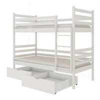ETAGENBETT 90/200 Leo Weiß - Weiß, Holz (90/200cm) - Petits-meubles