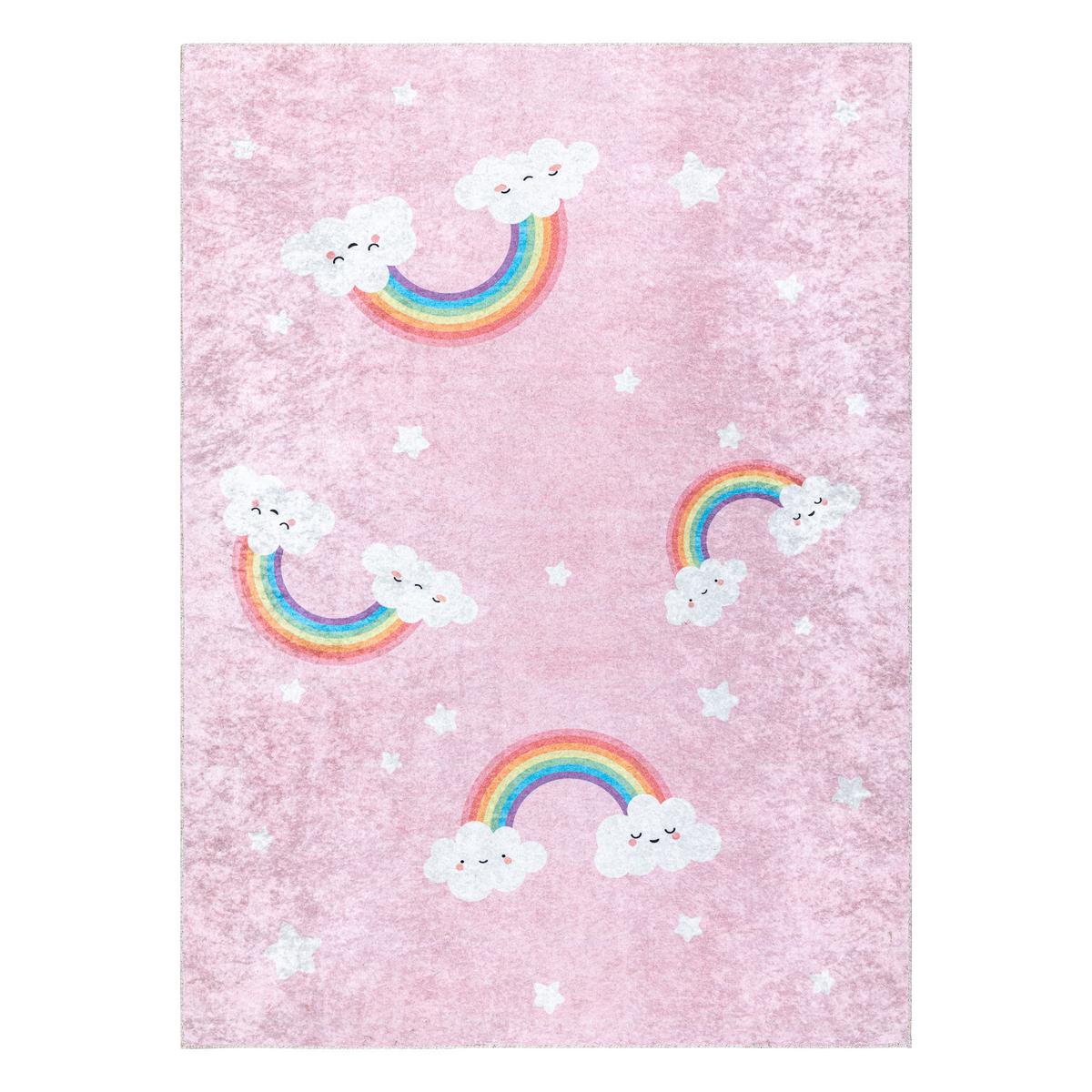 TEPPICH Junior 140/190 cm - Pink, Textil (140/190cm) - rugsX