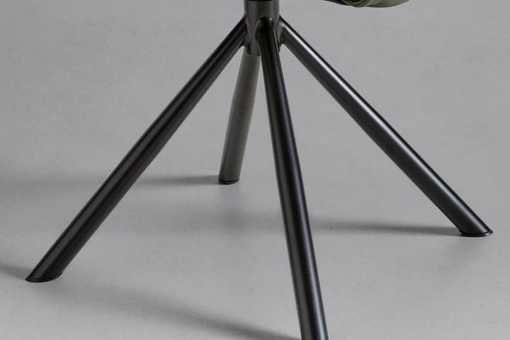 Armlehnstuhl Drehkreuz Stuhlbeine Metall Eisen pulverbeschichtet Sitzfläche 360° drehbar