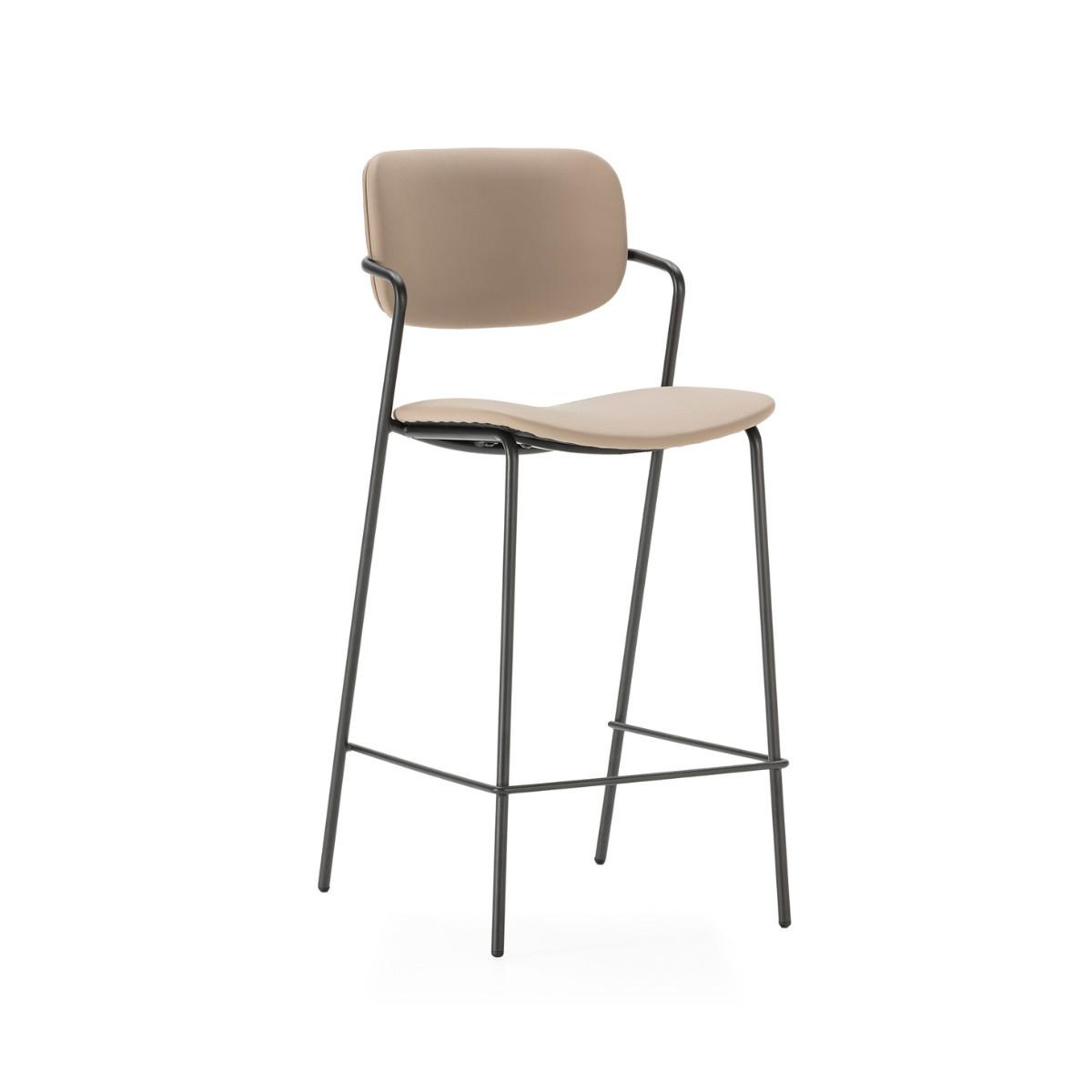 BARHOCKER Maika Beige 44/51/66 cm 2er-Set - Beige, Textil (51/66/44cm) - Calicosy