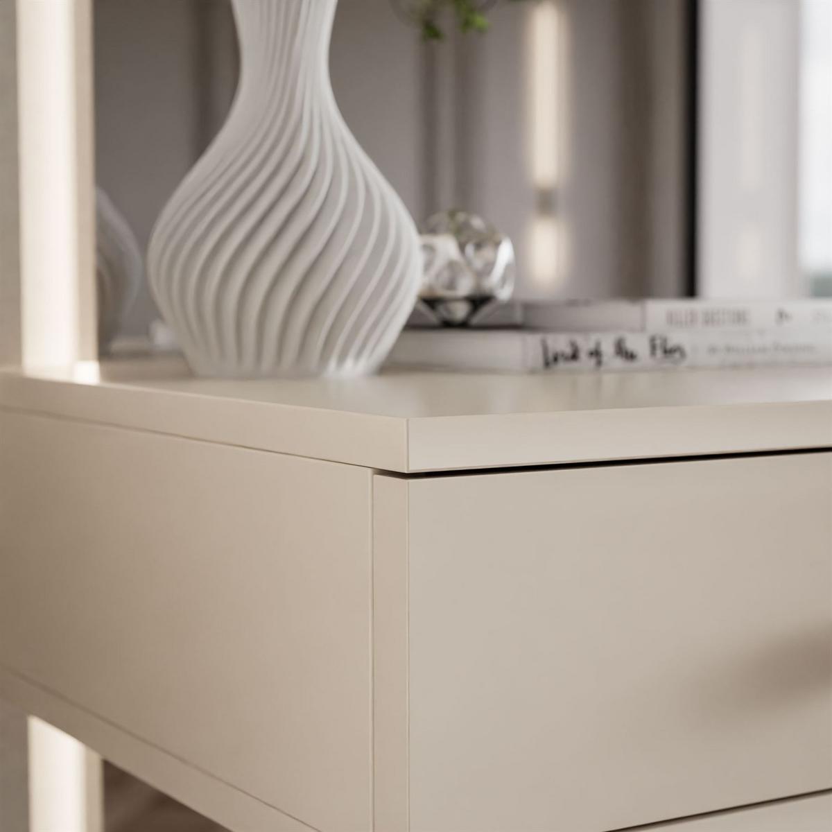 KONSOLE Glamour hängend PUSH OPEN - Kaschmir, Holzwerkstoff (100/15/42cm) - Lookway