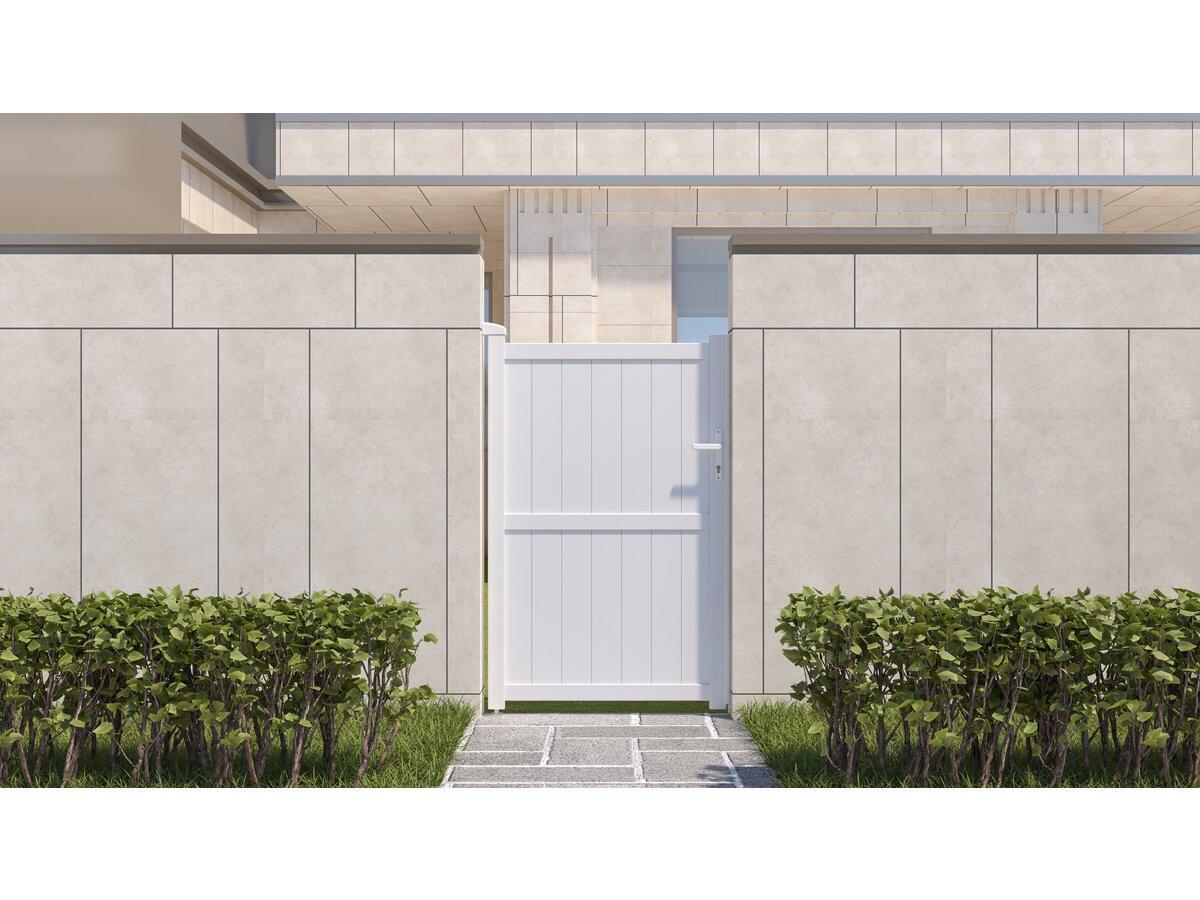 TOR lola weiss - Weiß, Metall (102/156/102cm) - Habitat Garten