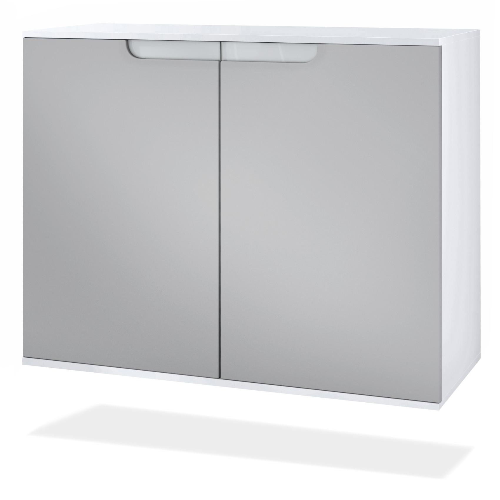 KOMMODE Sylt Hellgrau Seidenmatt - Greige, Holzwerkstoff (92.5/73.5/35cm) - Vladon