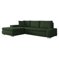 ECKSOFA Orkan Mini Cord - Dunkelgrün, Holz/Textil (265/185cm) - MIRJAN24