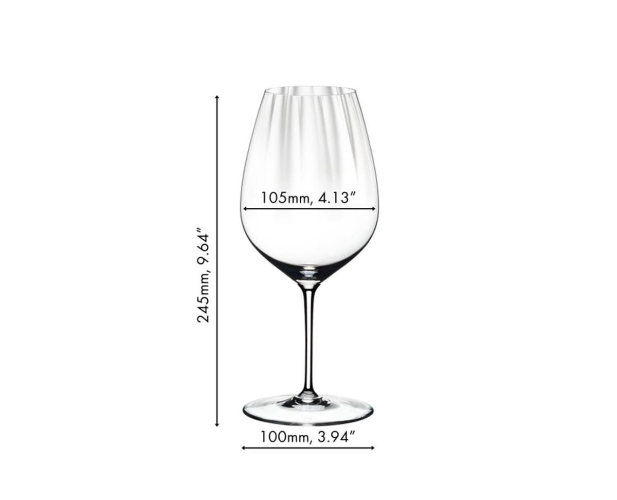 CABERNET MERLOTGLÄSER Performance transparent 834 ml 2er Set - Transparent, Glas (0.834L) - Riedel