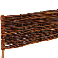 BEETEINFASSUNG Weide - 100x20 cm - Braun - Braun, Naturmaterialen (2/20/100cm) - urfence
