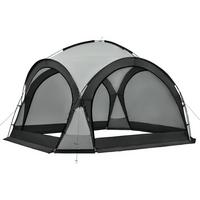 PAVILLON Grästorp - Dunkelgrau/Hellgrau, Textil (345/247/345cm) - pro.tec