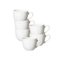 ESPRESSOTASSEN Volos weiß 90 ml 6er Set - Weiß, Keramik (0.09L) - Ritzenhoff Breker
