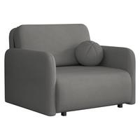 SCHLAFSOFA Viva Sun I - Greige/Schwarz, Holz/Textil (100/85/103cm) - MIRJAN24