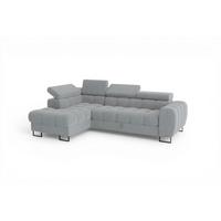 ECKSOFA Bastien Mit Schlaffunktion - Grau, Holzwerkstoff/Textil (170/260cm) - Fun Möbel
