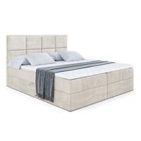 BOXBETT mit Matratze H3 und Lattenrost - NOVA - 140x200 Ecru - Ecru, Holzwerkstoff (140/200cm) - ALTDECOR