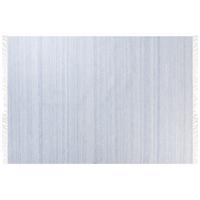 TEPPICH geflochten Malhia 230/160 cm - Blau, Kunststoff (160/230cm) - Beliani