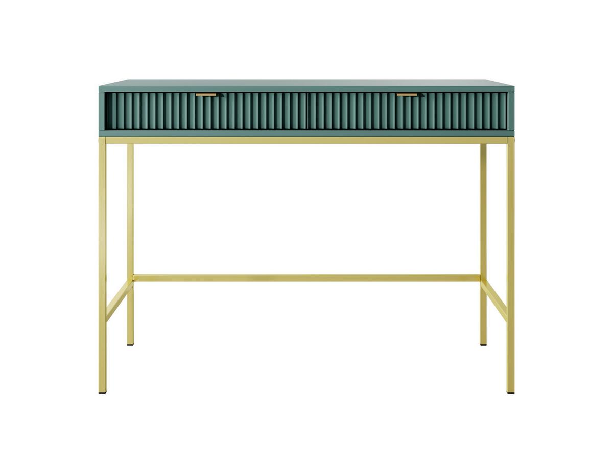 KONSOLENTISCH STELLARE 104/78/50 cm mit Schubladen, Hellgrün - Hellgrün, Holzwerkstoff (50/104/78cm) - MASSENO