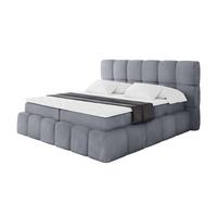 BOXBETT - AURI-H3 - 180x200 Grau Casablanca - Grau, Holzwerkstoff (180/200cm) - ALTDECOR