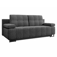 SCHLAFSOFA Morena D - Graphitfarben/Schwarz, Holz/Textil (200/90/90cm) - MIRJAN24