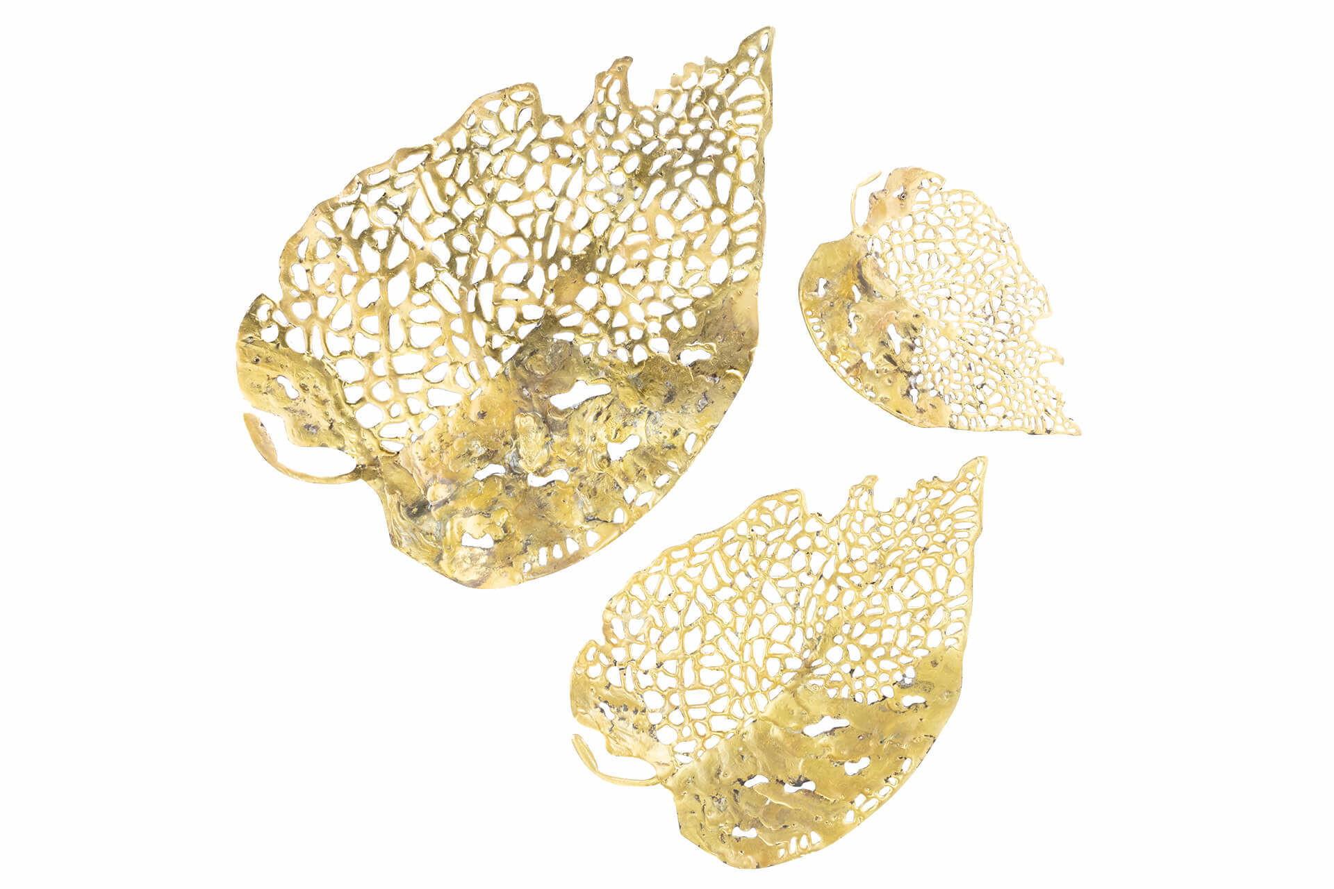 WANDDEKO Gold 60/47 cm - Goldfarben, Metall (3.01/47/2cm) - KUNSTLOFT