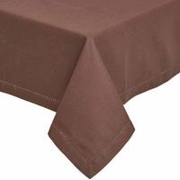 TISCHDECKE braun 137/178 cm, 100% Baumwolle - Braun, Textil (137/178cm) - Homescapes