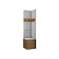 GARDEROBEN-SET Orion XXI - Hellgrau/Eiche Artisan, Holzwerkstoff/Kunststoff (42/186/46cm) - MIRJAN24
