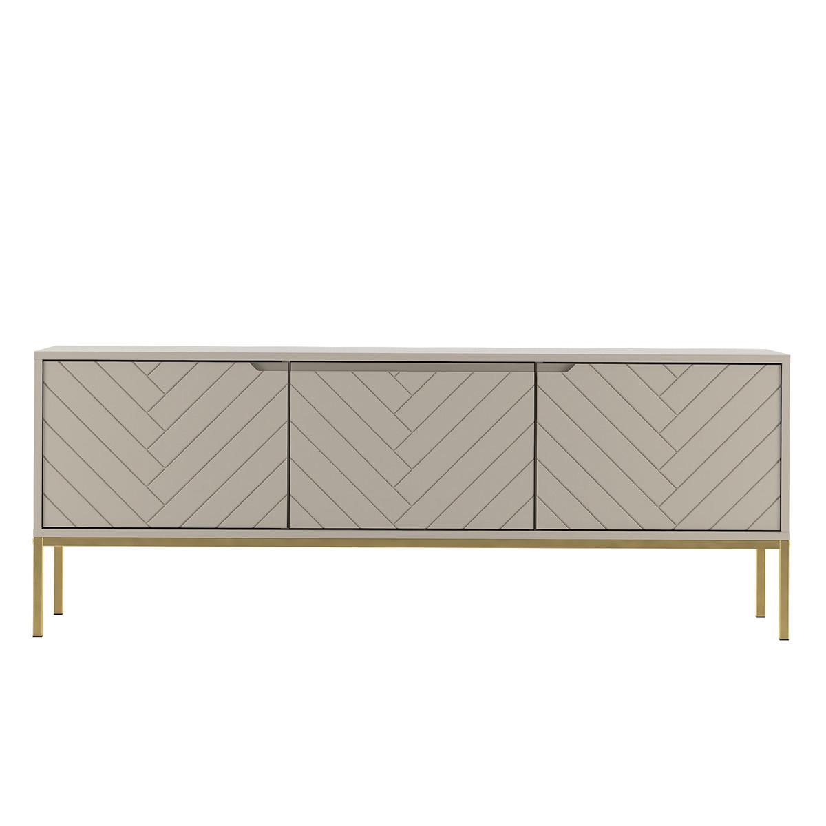 TV-MÖBEL Daria Kaschmir - Beige, Holzwerkstoff (151/77/39cm) - Petits-meubles