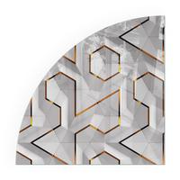 GLASPLATTE für Kamin 100x100 cm - Weiß, Glas (100/100/0.4cm) - TULUP