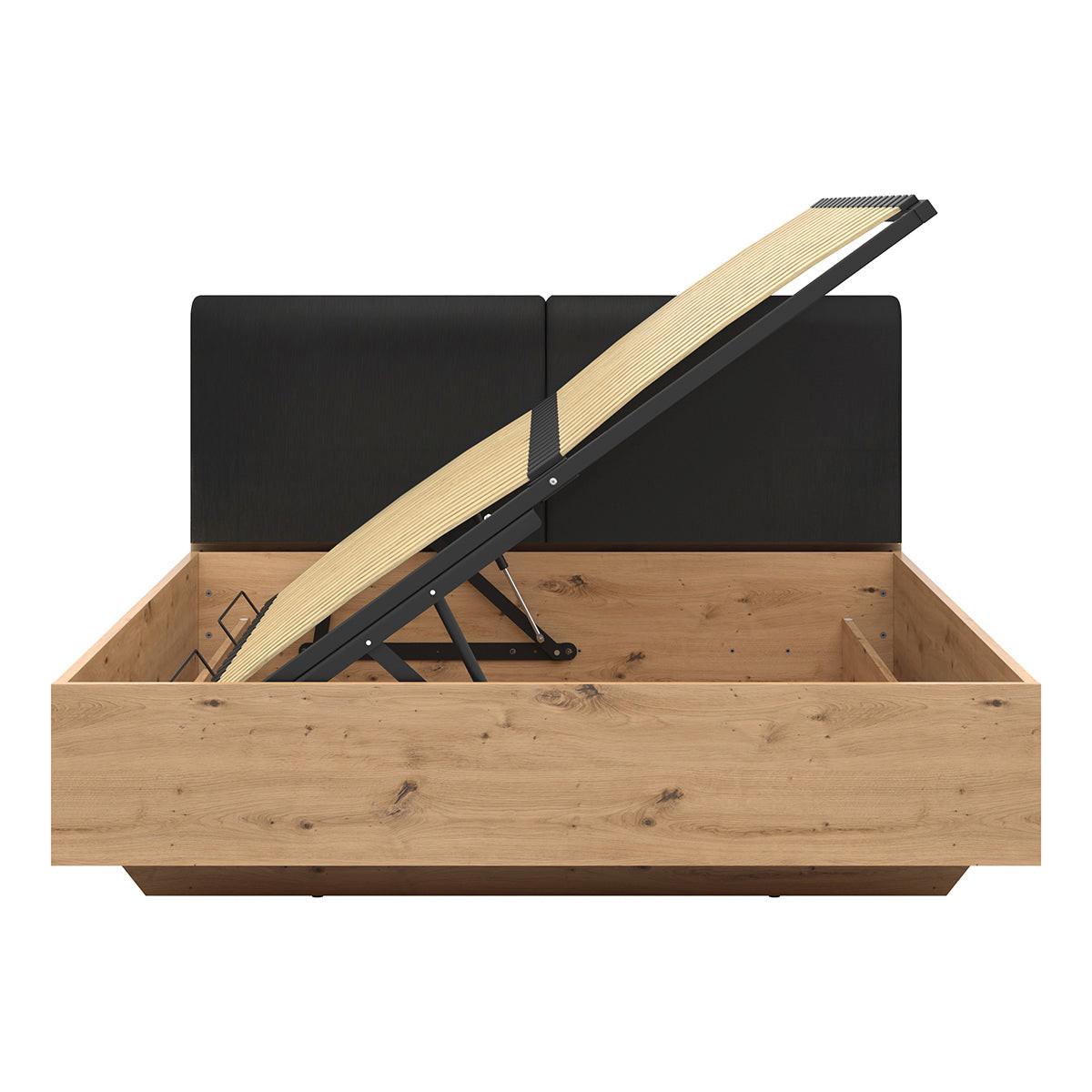 BOXBETT 160/200 Mao Holz - Braun, Holzwerkstoff (160/200cm) - Petits-meubles