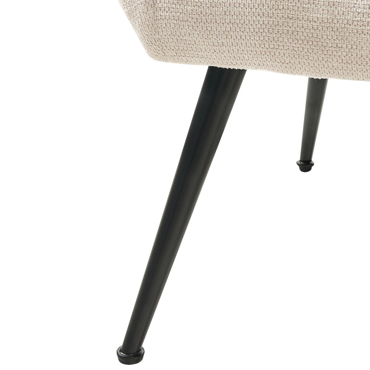 SESSEL Stoff Hellbeige Bellingmo - Beige, Textil (75/85/60cm) - Beliani