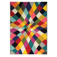 TEPPICH MEON, geometrisch, Florhöhe 11 mm, Bunt, 160 x 230 cm - Multicolor, Textil (230/160cm) - KADIMA DESIGN