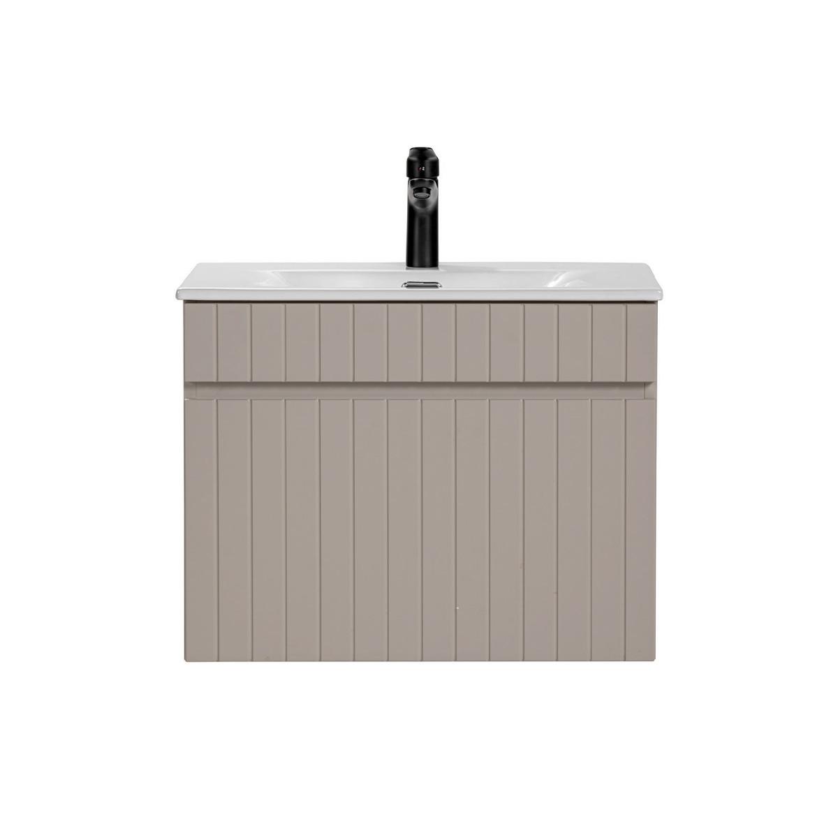 WASCHTISCH 60cm Zelie Kaschmir - Beige, Holzwerkstoff (60/46/46cm) - Petits-meubles