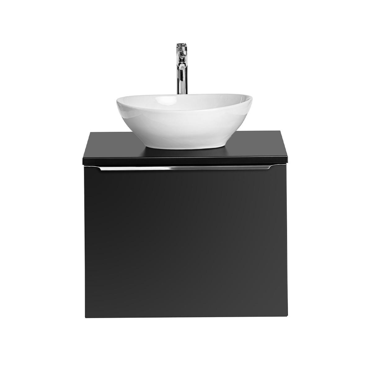 WASCHTISCH 60cm Éros Schwarz - Schwarz, Holzwerkstoff (60/48/46cm) - Petits-meubles