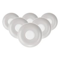 TEEUNTERTASSEN Liberty Pure Colors New Grey ø 13 cm 6er Set - Grau, Keramik (13cm) - Seltmann Weiden