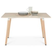 ESSTISCH SHANNON cremeweiß - Creme, Holz/Holzwerkstoff (70/120/75cm) - IDIMEX